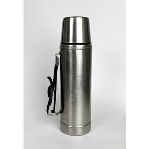 Vintage Distressed Champ Thermos Worn Camping Hot Cold Cup Mug Bowl Cap Gorpcore